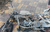 Car, bike gutted near Konaje : handiwork of petrol  thieves?